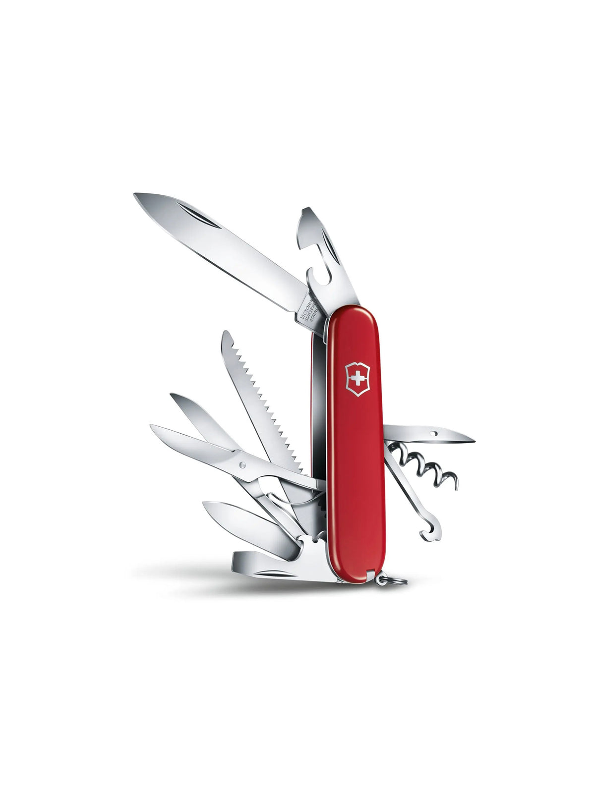 Victorinox Huntsman Swiss Army Knife with 15 Functions and Wood Saw