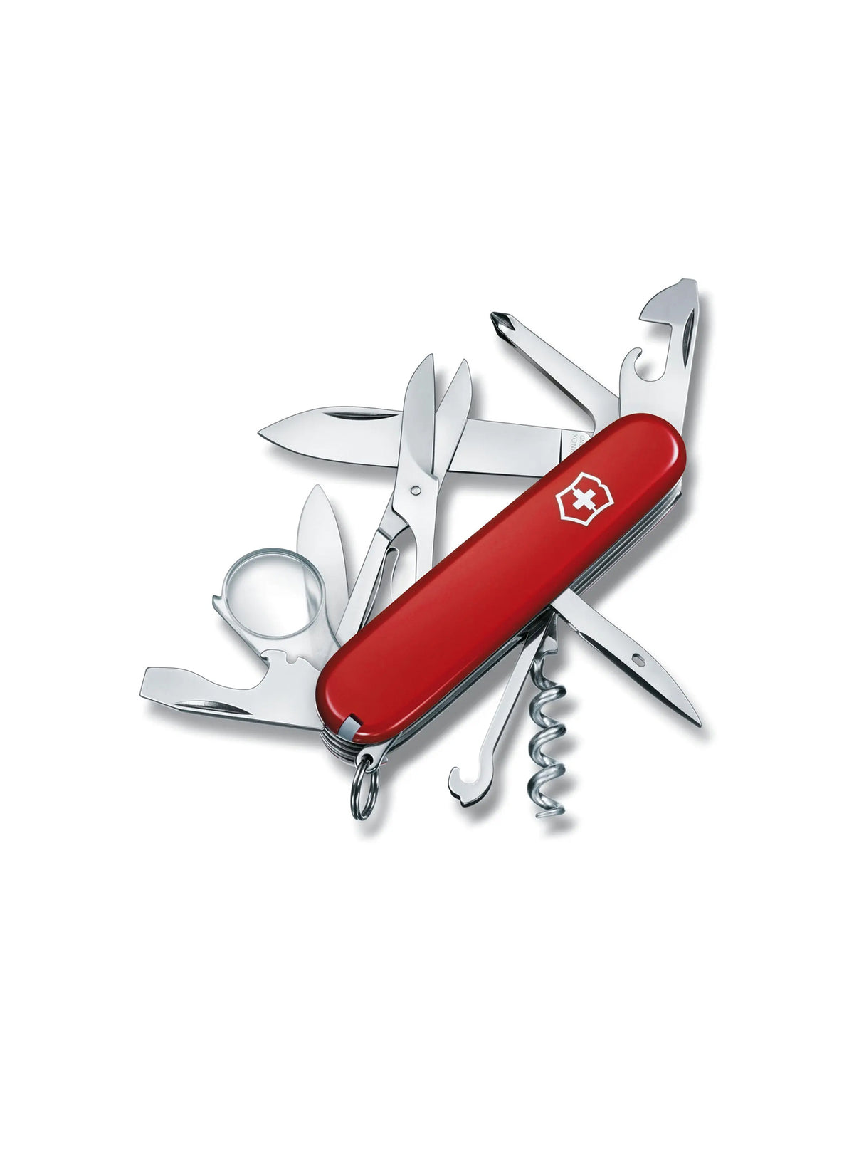 Victorinox Explorer Swiss Army Knife with 16 Functions and Magnifying Glass