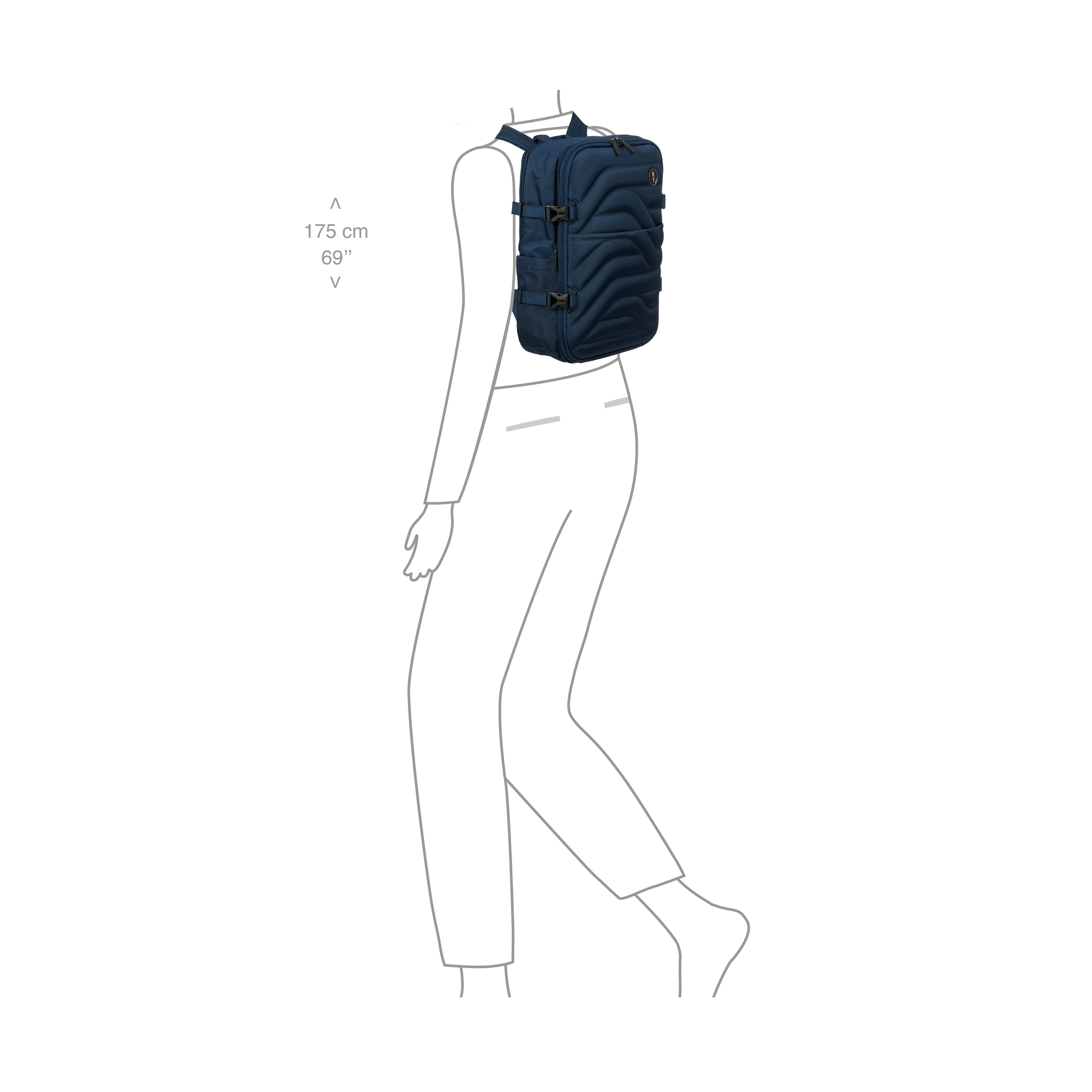 Bric's Ulisse Carry-On Trolley with Pocket: 55 cm Expandable in forest - image 14
