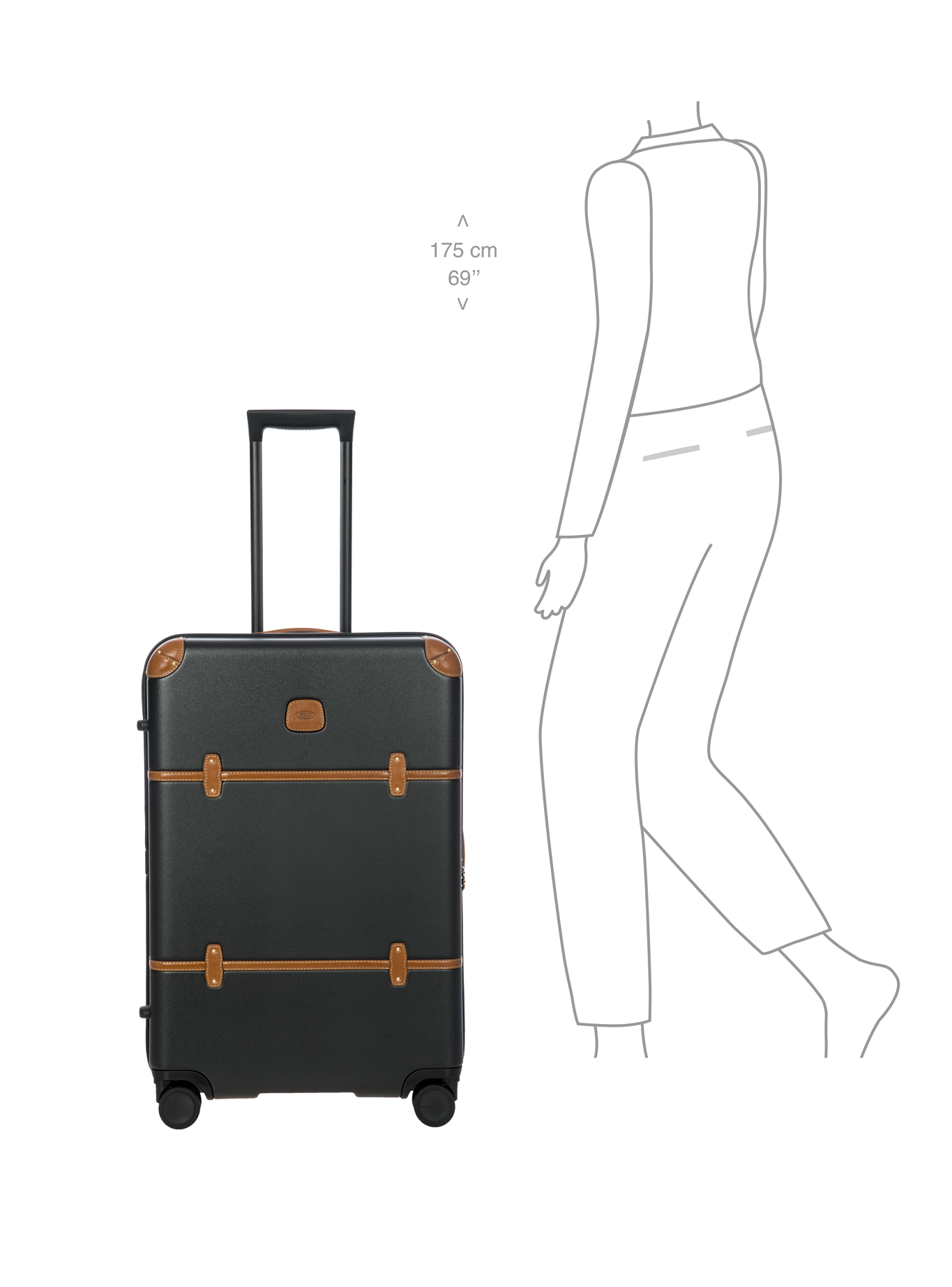 Bric's Bellagio Medium Trolley (70.5cm)