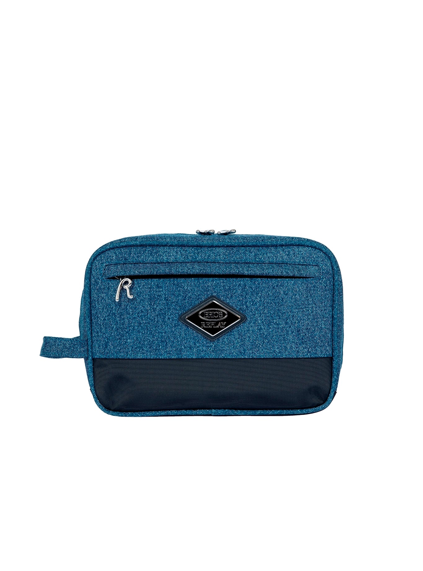 Bric's x Replay Travel Vanity Case in Recycled Denim