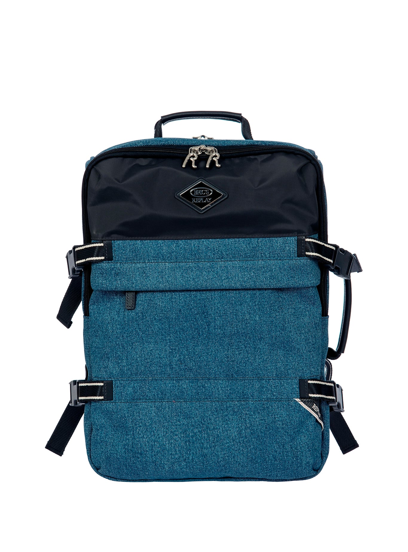 Bric's x Replay Underseat Backpack in Recycled Denim
