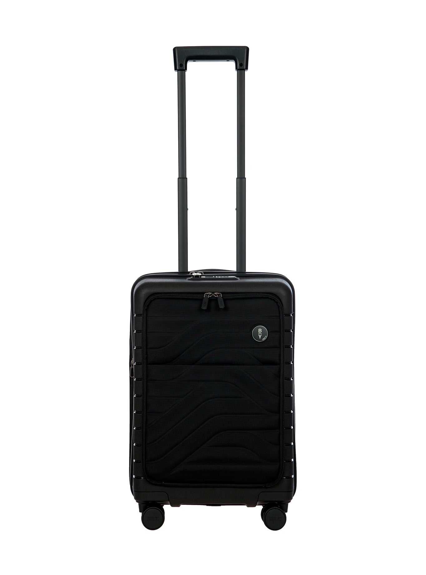 Bric's Ulisse Carry-On Trolley with Pocket: 55 cm Expandable in ocean-blue - lockable; tsa-approved
