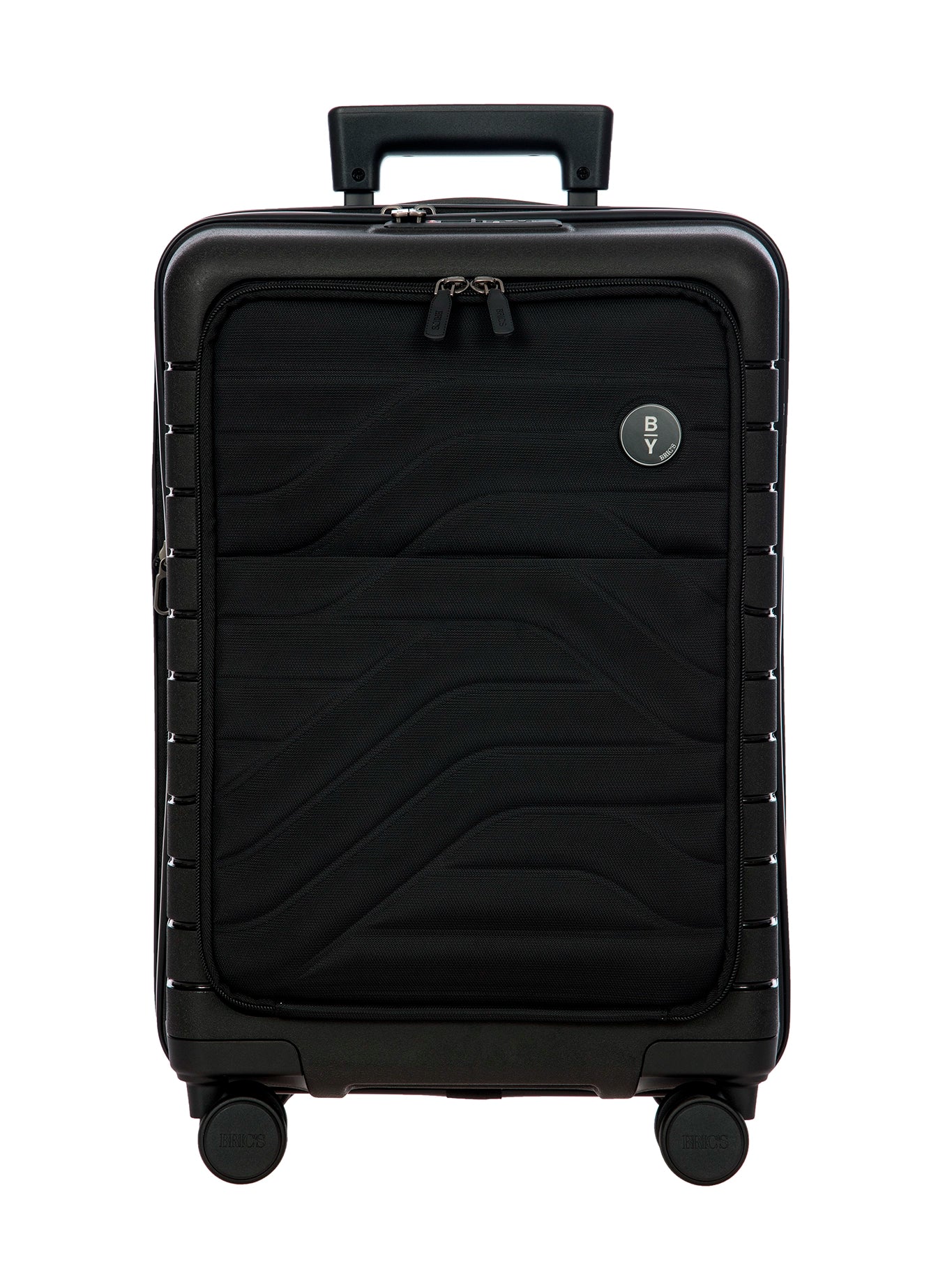 Bric's Ulisse Carry-On Trolley with Pocket: 55 cm Expandable in black; ocean-blue; olive; mango; forest