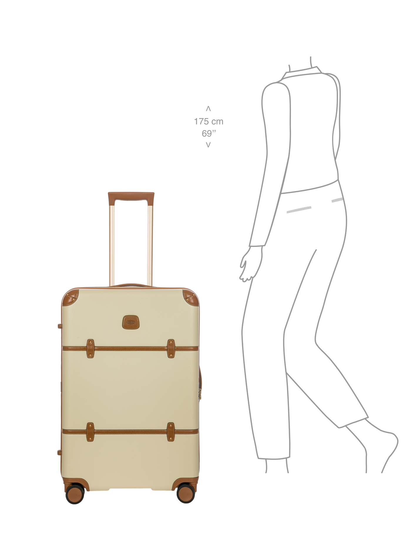 Bric's Bellagio Medium Trolley (70.5cm)