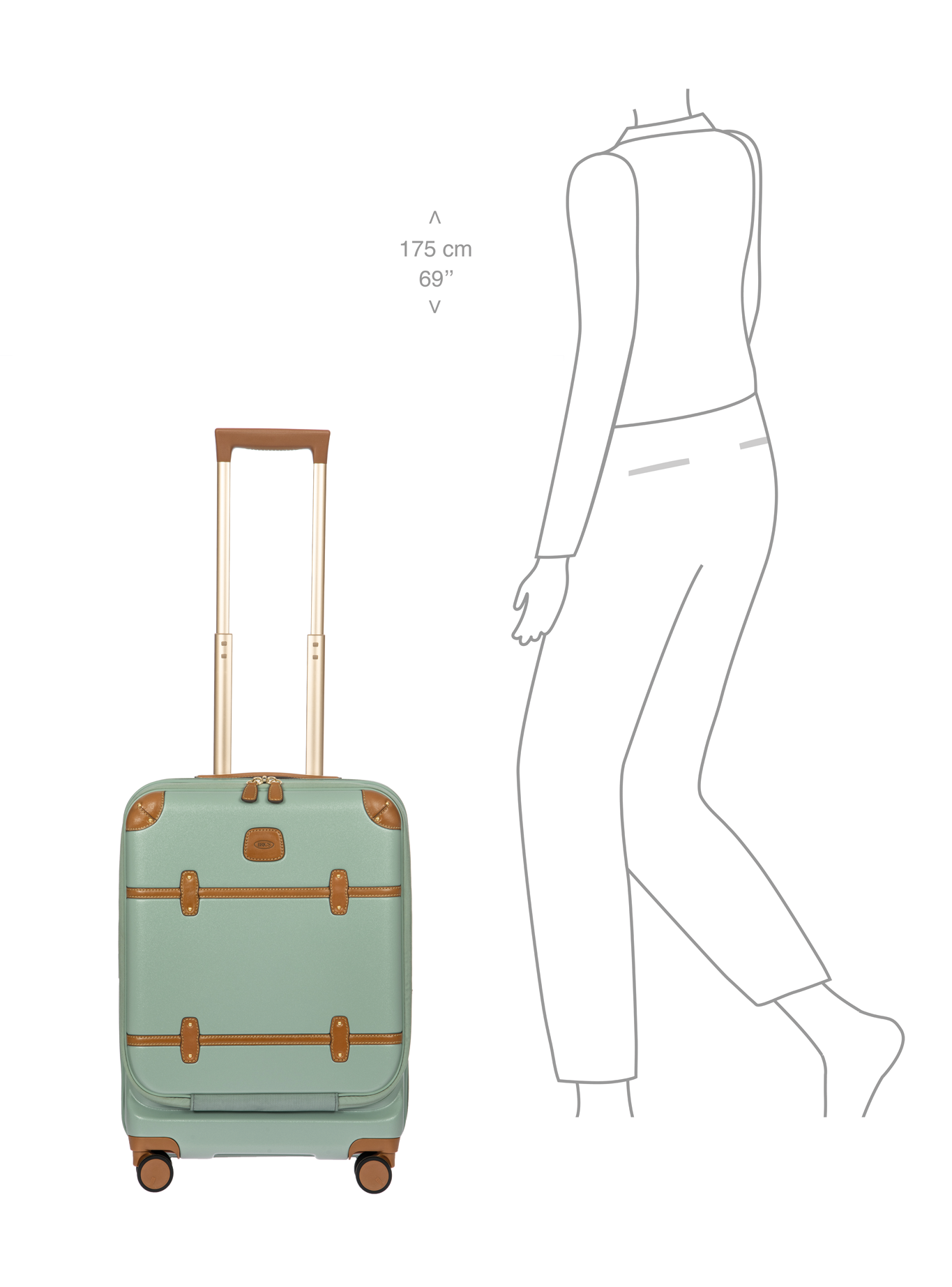 Bric's Bellagio Cabin Trolley with Front Pocket in night-blue - image 27