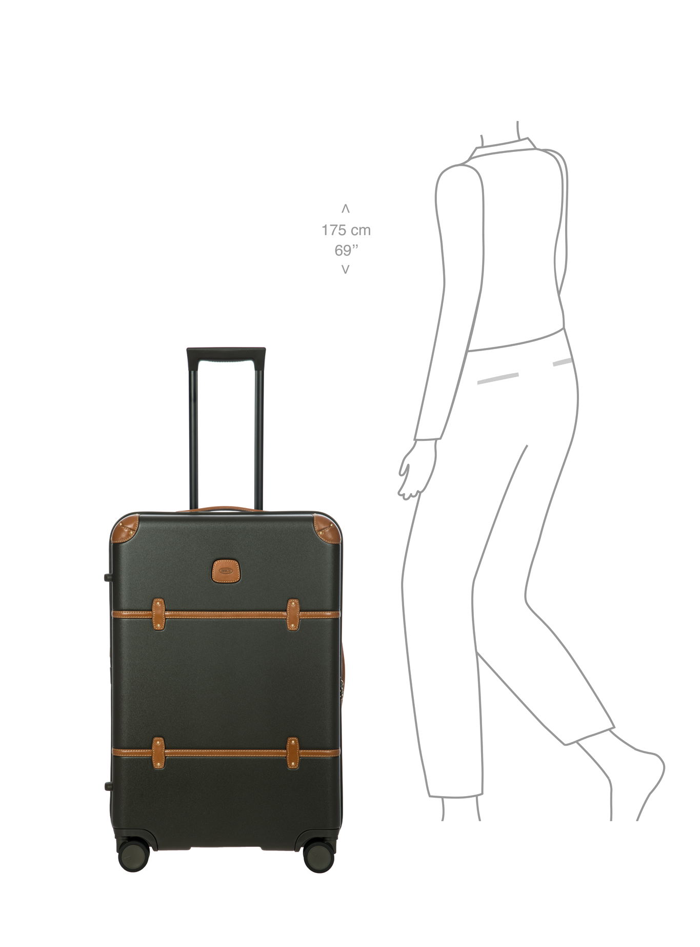 Bric's Bellagio Medium Trolley (70.5cm)