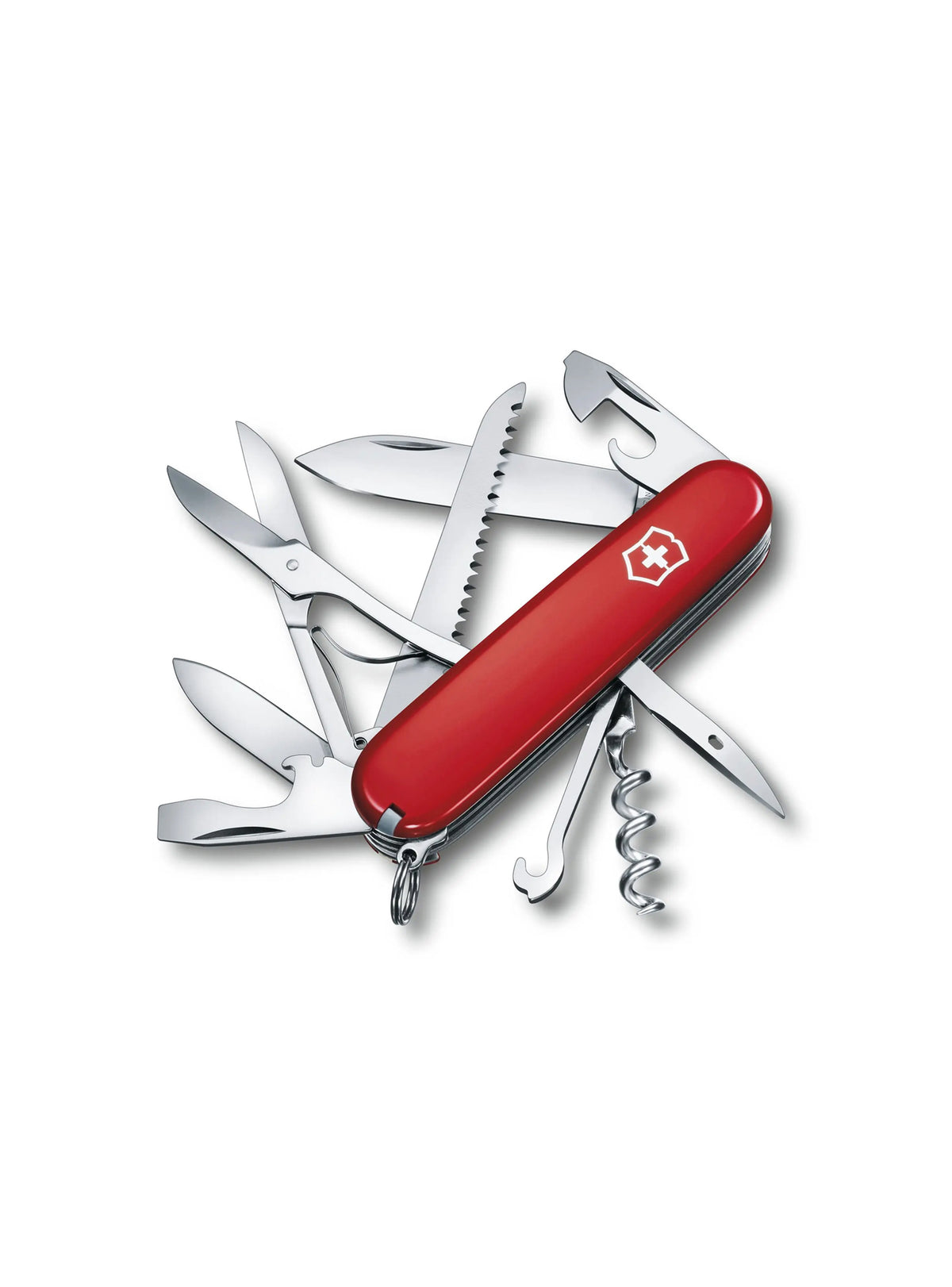 Victorinox Huntsman Swiss Army Knife with 15 Functions and Wood Saw