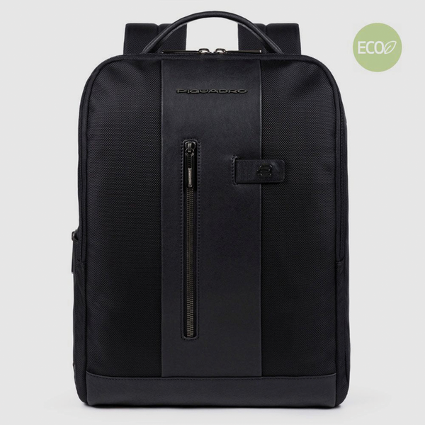 Piquadro Computer backpack 15,6" in recycled fabric