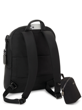 TUMI Halsey Backpack: Lightweight Everyday & Travel Backpack in black - handle; backpack-strap