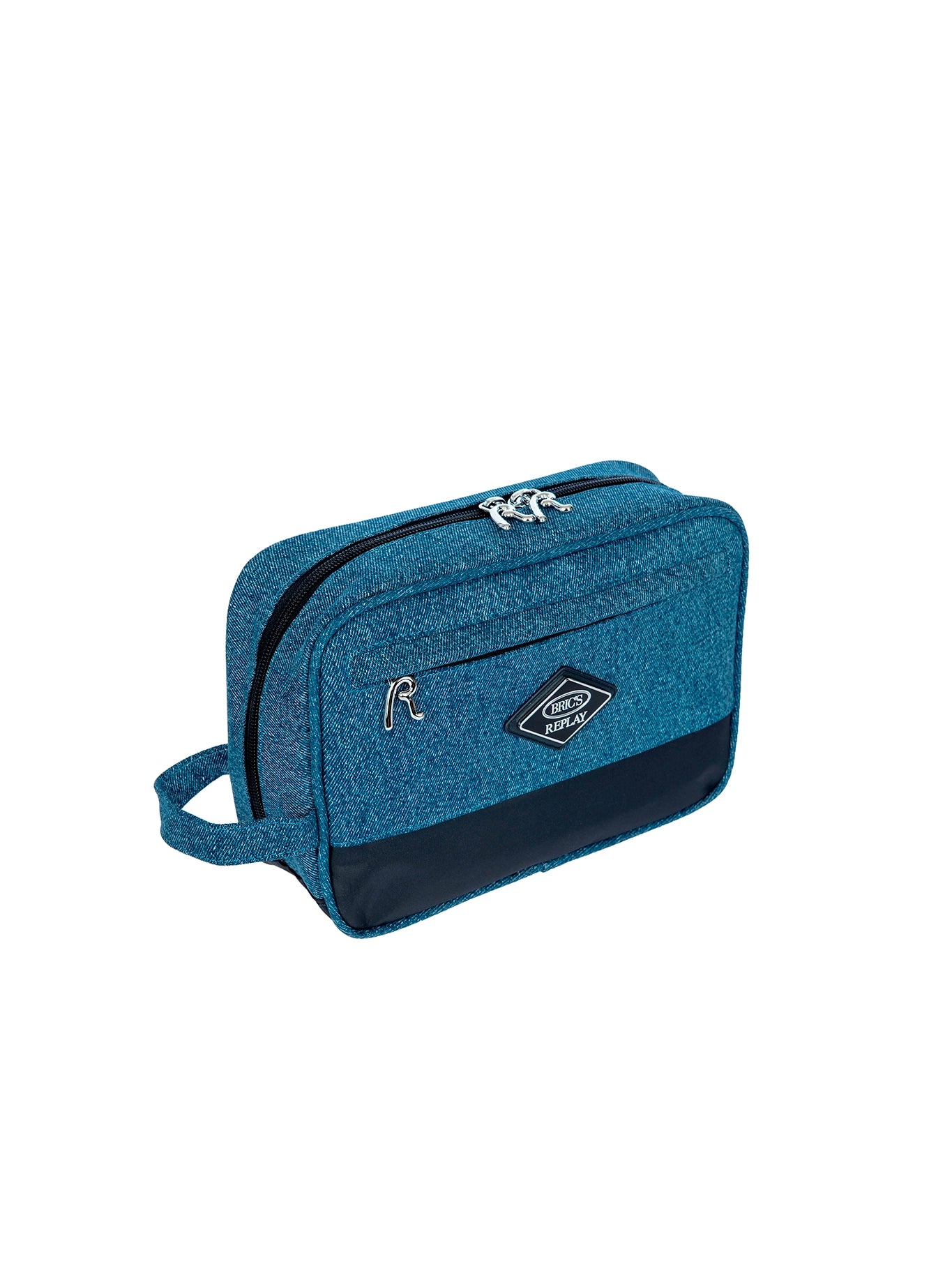 Bric's x Replay Travel Vanity Case in Recycled Denim