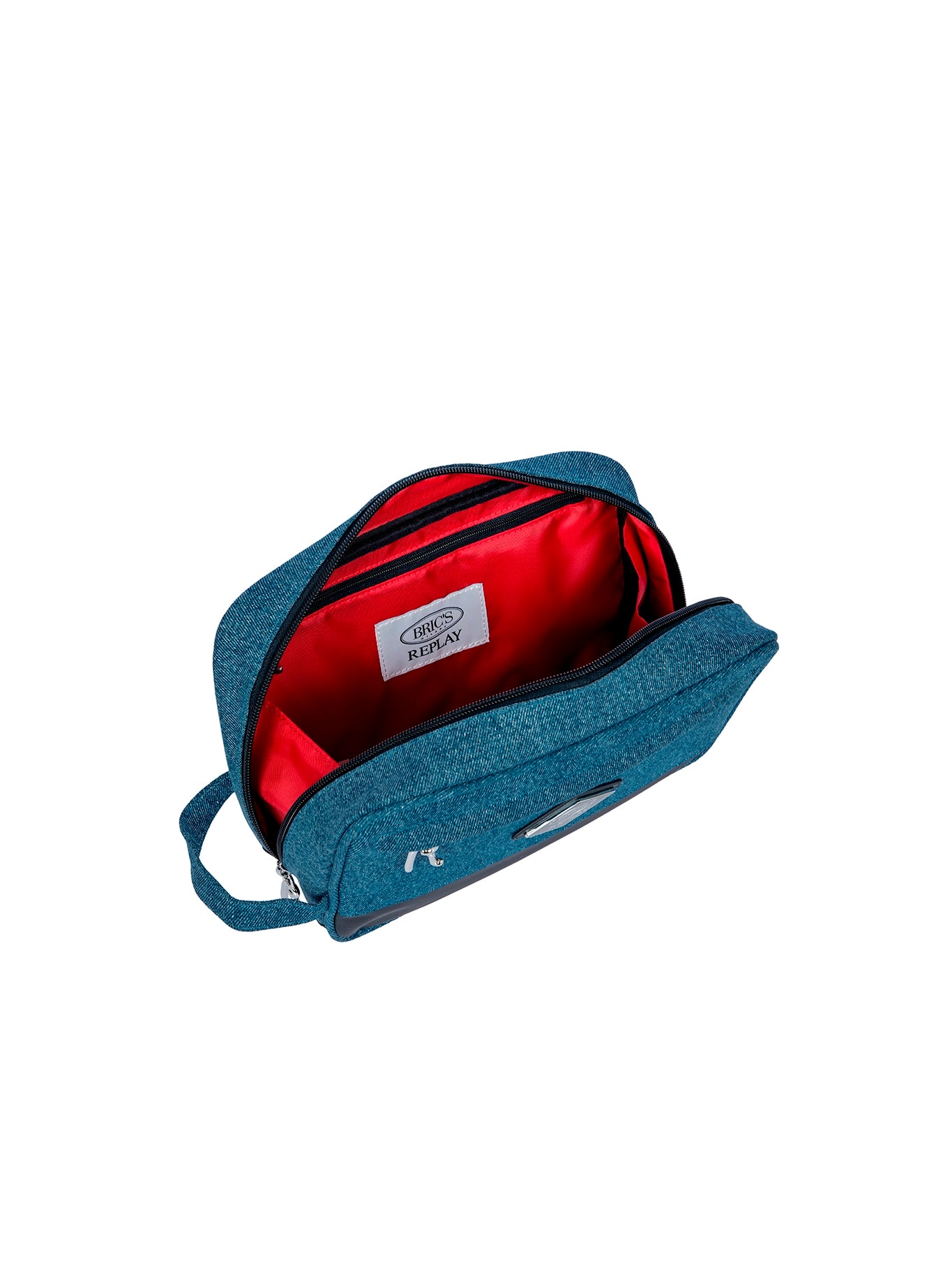 Bric's x Replay Travel Vanity Case in Recycled Denim