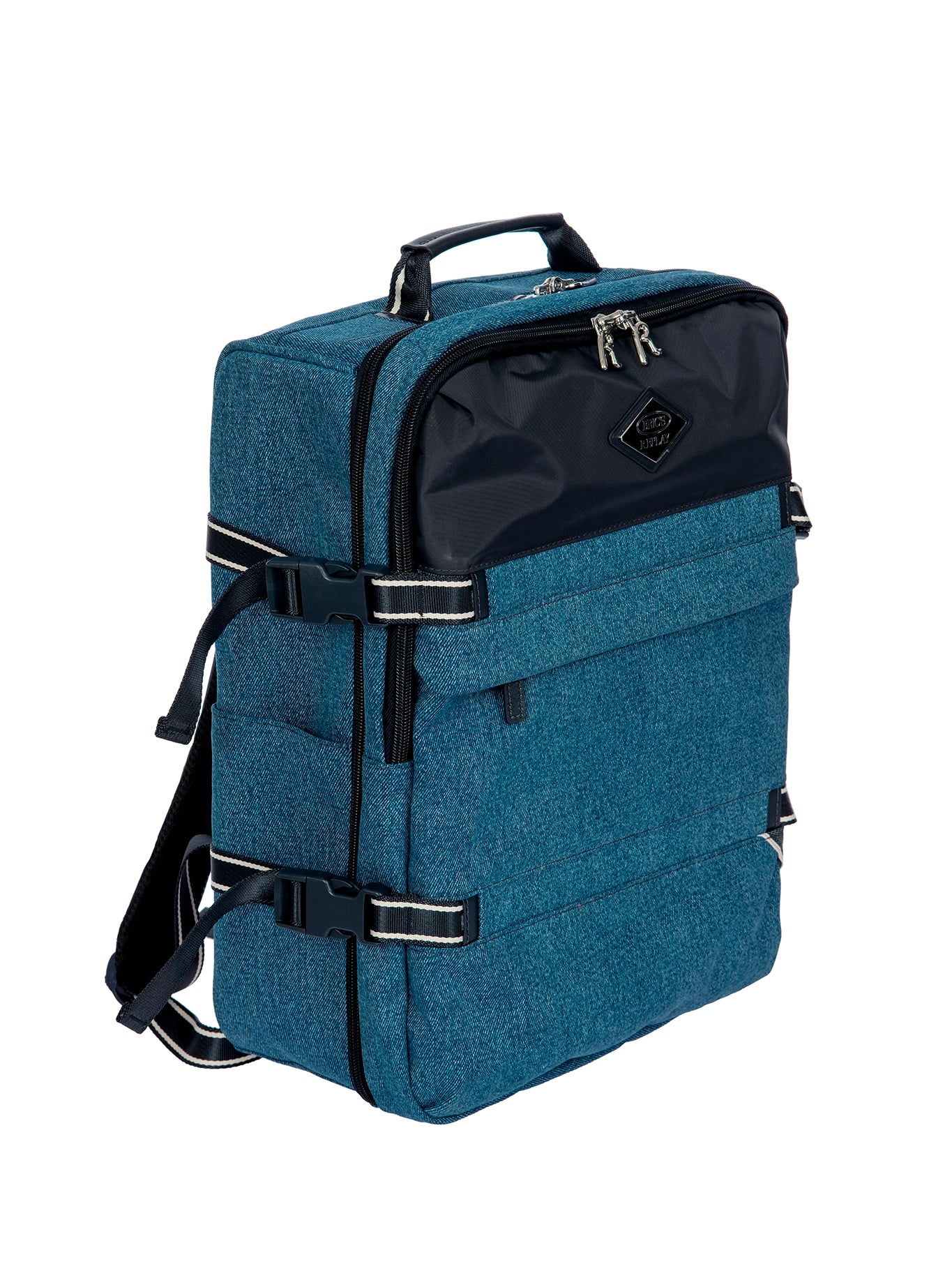 Bric's x Replay Underseat Backpack in Recycled Denim