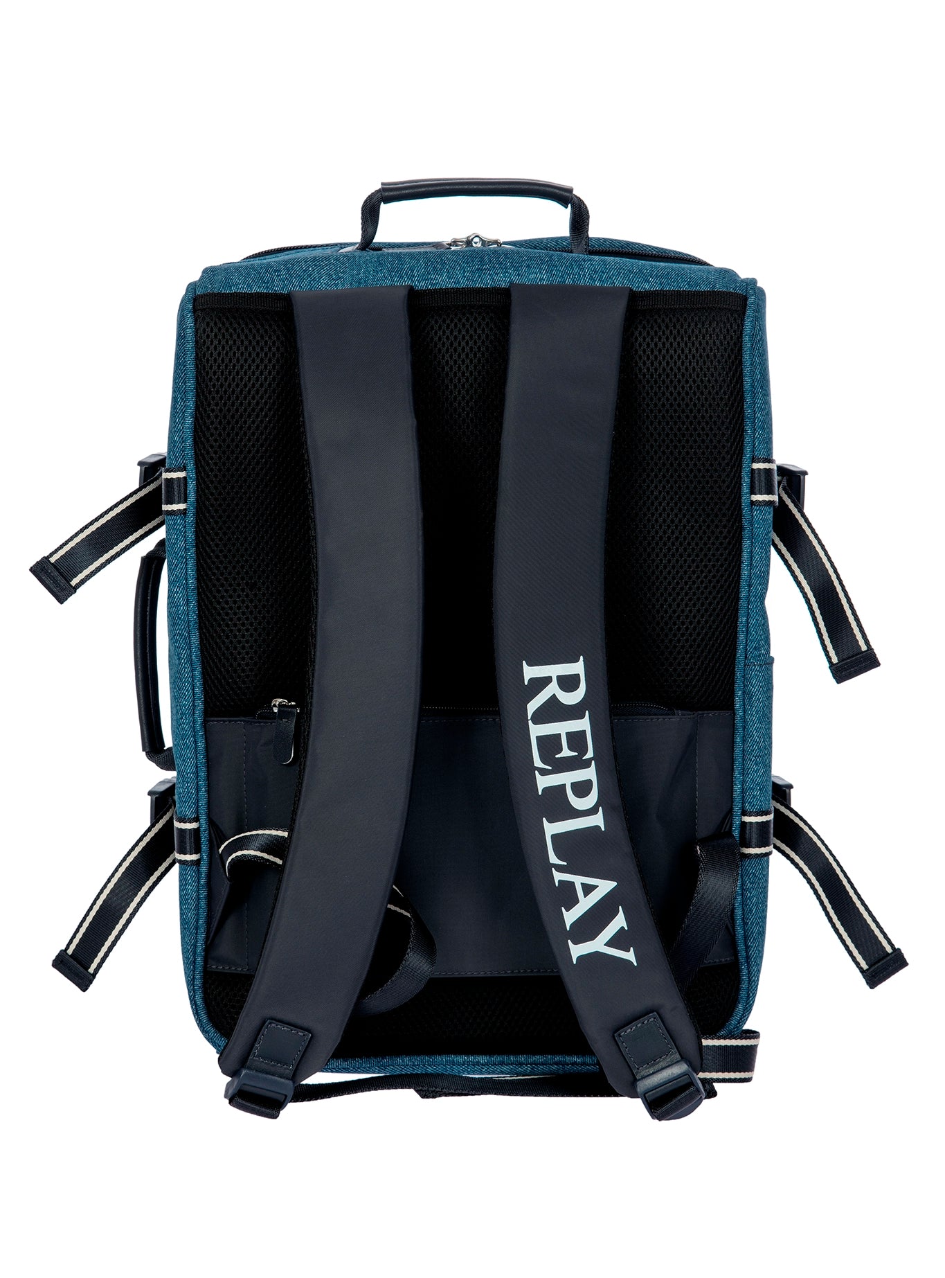 Bric's x Replay Underseat Backpack in Recycled Denim