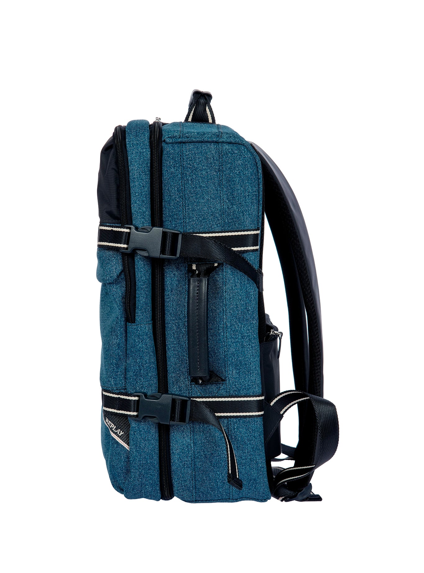 Bric's x Replay Underseat Backpack in Recycled Denim