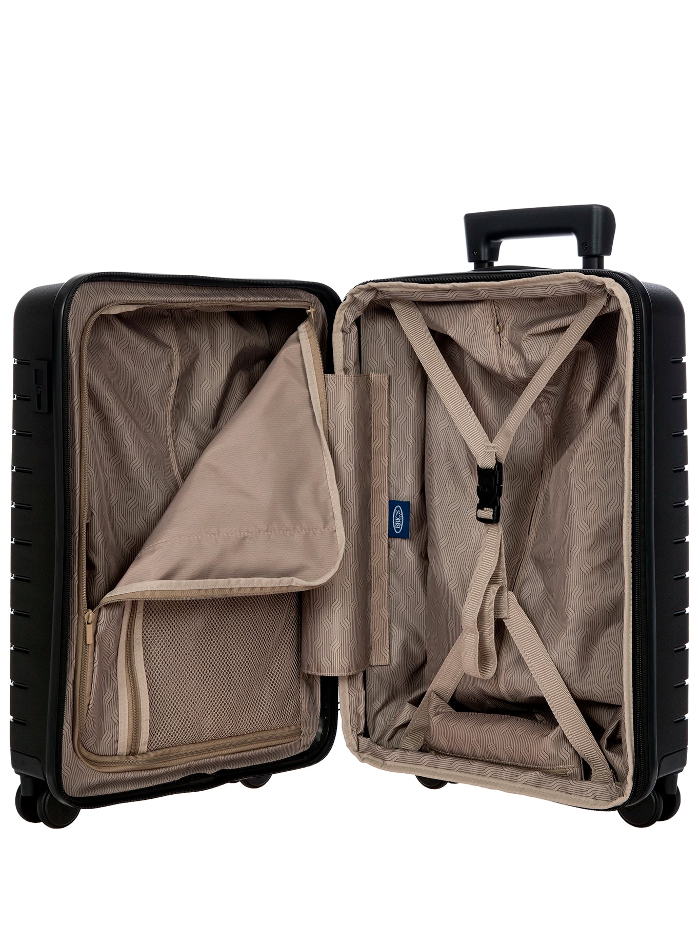 Bric's Ulisse Carry-On Trolley with Pocket: 55 cm Expandable in forest - telescopic