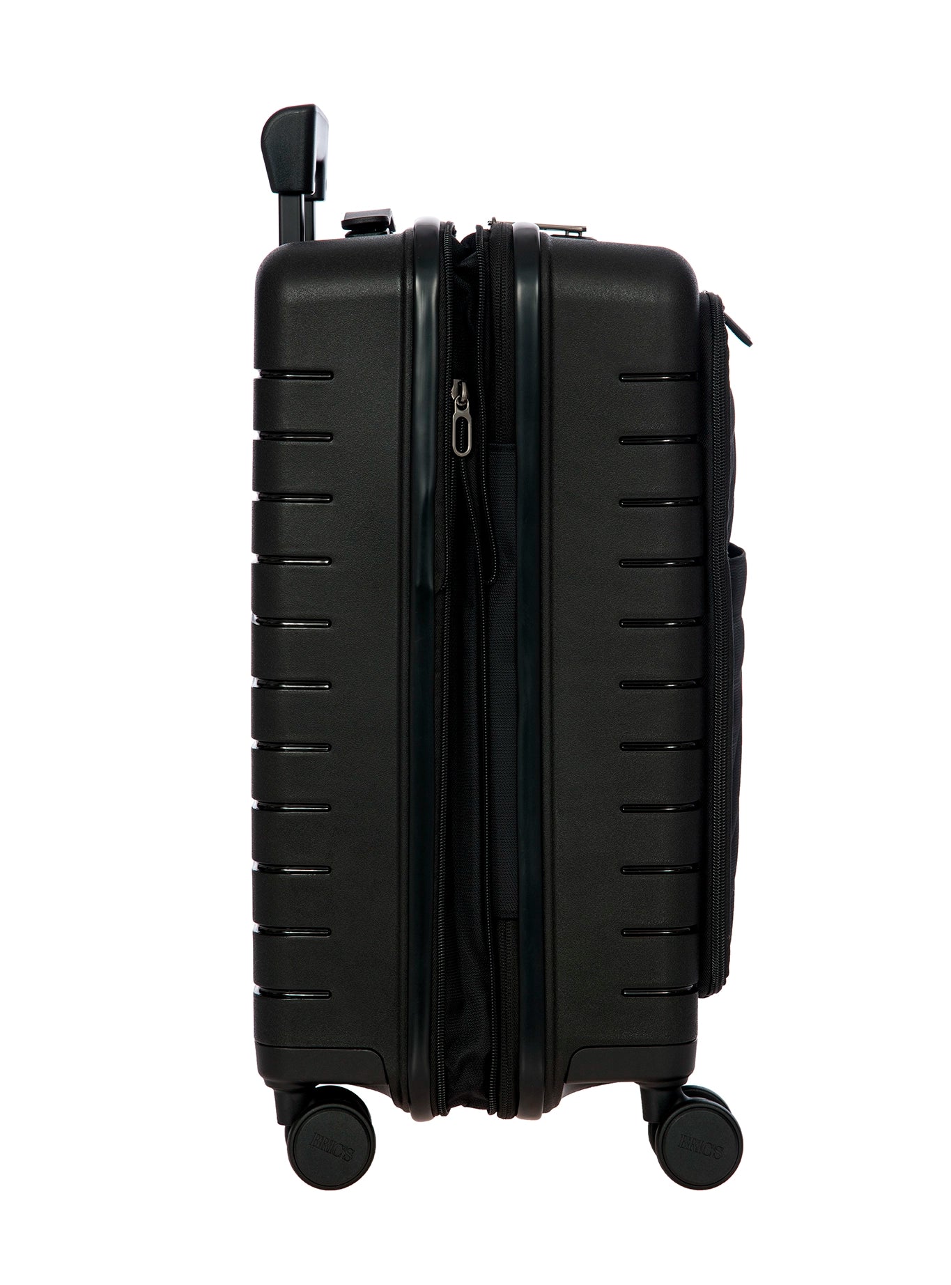 Bric's Ulisse Carry-On Trolley with Pocket: 55 cm Expandable in mango - laptop-compartment; external-pockets